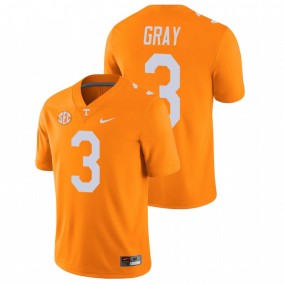 Men's Tennessee Volunteers Eric Gray Orange College Football Alumni Player Game Jersey