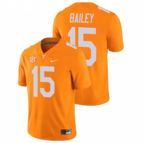 Men's Tennessee Volunteers Harrison Bailey Orange College Football Alumni Player Game Jersey