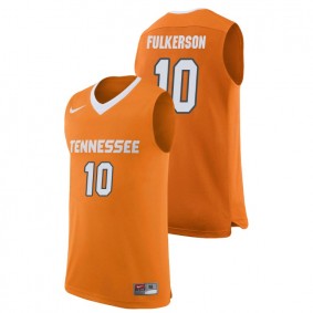 Male Tennessee Volunteers College Basketball #10 Orange John Fulkerson Replica Jersey