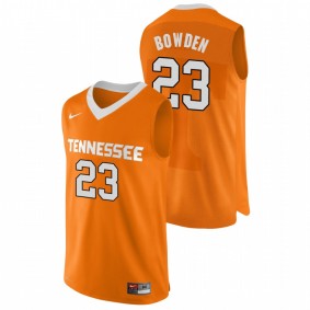 Men's Tennessee Volunteers College Basketball #23 Orange Jordan Bowden Authentic Performace Jersey