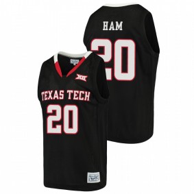 Darvin Ham Texas Tech Red Raiders Black Alumni Basketball Jersey