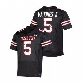 Patrick Mahomes II Texas Tech Red Raiders Black Special Game Jersey