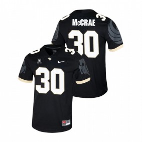 Men's UCF Knights Greg McCrae Black College Football Game Nike Jersey