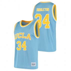 UCLA Bruins David Singleton 2021 Blue Alumni Basketball Original Retro Jersey