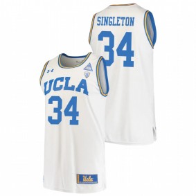 UCLA Bruins David Singleton 2021 White College Basketball Original Retro Jersey