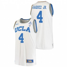 UCLA Bruins Jaime Jaquez Jr. 2021 White College Basketball Original Retro Jersey