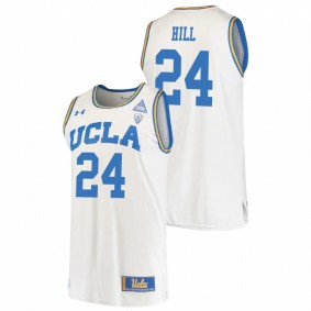 UCLA Bruins Jalen Hill 2021 White College Basketball Original Retro Jersey