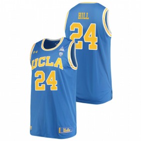 UCLA Bruins Jalen Hill 2021 Blue College Basketball Replica Performance Jersey