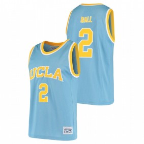 UCLA Bruins Lonzo Ball 2021 Blue Alumni Basketball Original Retro Jersey