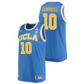 UCLA Bruins Tyger Campbell 2021 Blue College Basketball Replica Performance Jersey