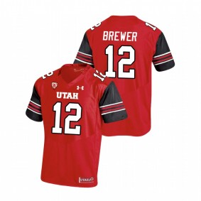 Charlie Brewer Utah Utes Red Premier Football Jersey