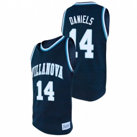 Men's Villanova Wildcats #14 Navy Caleb Daniels College Baketball Alumni Jersey