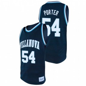 Men's Villanova Wildcats #54 Navy Howard Porter College Baketball Alumni Jersey