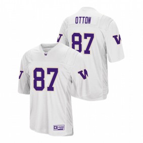 Men's Washington Huskies Cade Otton White College Football Jersey