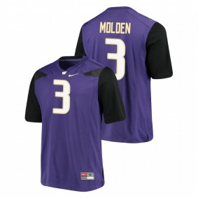 Men's Washington Huskies Elijah Molden Purple Alumni Football Game Jersey