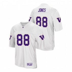 Men's Washington Huskies Ty Jones White College Football Jersey