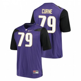 Men's Washington Huskies Victor Curne Purple Alumni Football Game Jersey