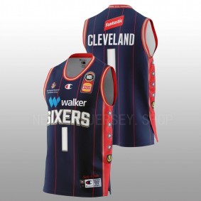 Antonius Cleveland Adelaide 36ers Home Navy NBL Men Jersey