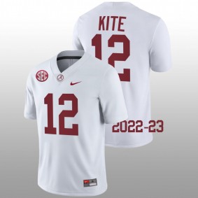 Antonio Kite Alabama Crimson Tide College Basketball 2022-23 White #12 Jersey