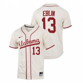 Alabama Crimson Tide #13 Bryce Eblin College Baseball Natural Jersey Replica Men