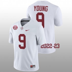 Bryce Young Alabama Crimson Tide College Basketball 2022-23 White #9 Jersey