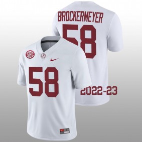 James Brockermeyer Alabama Crimson Tide College Basketball 2022-23 White #58 Jersey