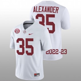 Jeremiah Alexander Alabama Crimson Tide College Basketball 2022-23 White #35 Jersey