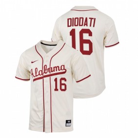 Alabama Crimson Tide #16 Owen Diodati College Baseball Natural Jersey Replica Men