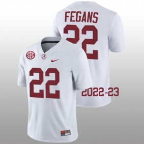 Trequon Fegans Alabama Crimson Tide College Basketball 2022-23 White #22 Jersey