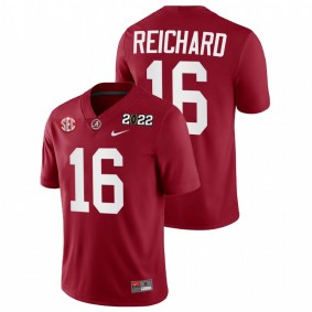 Will Reichard Alabama Crimson Tide 2022 National Championship Crimson White College Football #16 Jersey