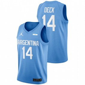 Argentina Gabriel Deck Blue 2021 Olympic Limited Jersey