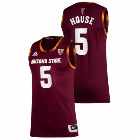 Arizona State Sun Devils Eddie House Maroon College Basketball Alumni Men Jersey