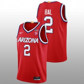 Arizona Wildcats Adama Bal 2022-23 Red College Basketball Men Jersey