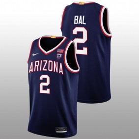 Adama Bal #2 Navy Arizona Wildcats 2022-23 Limited Basketball Jersey