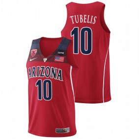 Arizona Wildcats Azuolas Tubelis 2021-22 Red College Basketball Replica Men Jersey