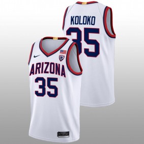 Arizona Wildcats Christian Koloko White Limited Basketball Men Jersey