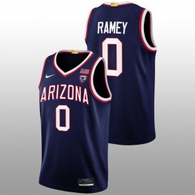 Courtney Ramey #0 Navy Arizona Wildcats 2022-23 Limited Basketball Jersey