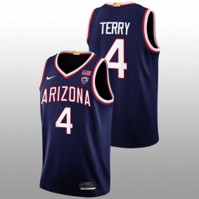 Dalen Terry #4 Navy Arizona Wildcats Limited Basketball Jersey