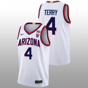 Arizona Wildcats Dalen Terry White Limited Basketball Men Jersey