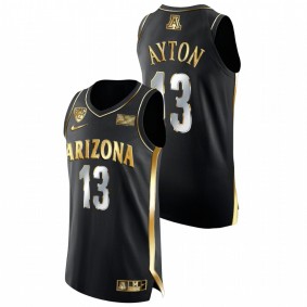 Deandre Ayton #13 Black Arizona Wildcats NBA Alumni Golden Edition Jersey