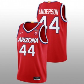 Arizona Wildcats Dylan Anderson 2022-23 Red College Basketball Men Jersey