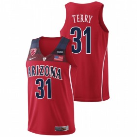 Arizona Wildcats Jason Terry Red College Basketball Alumni Men Jersey