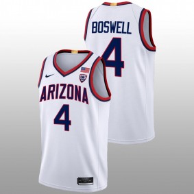 Arizona Wildcats Kylan Boswell 2022-23 White Limited Basketball Men Jersey