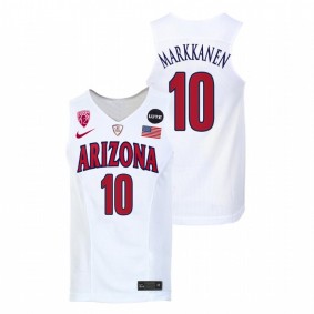 Lauri Markkanen #10 White Arizona Wildcats NBA Alumni College Basketball Jersey