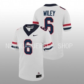 Michael Wiley Arizona Wildcats Untouchable Game 2022-23 White Football #6 Jersey