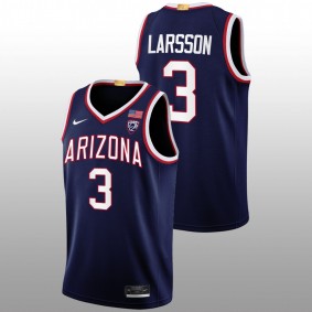 Pelle Larsson #3 Navy Arizona Wildcats 2022-23 Limited Basketball Jersey