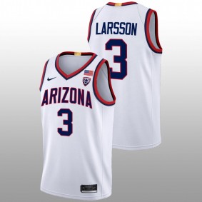 Arizona Wildcats Pelle Larsson 2022-23 White Limited Basketball Men Jersey