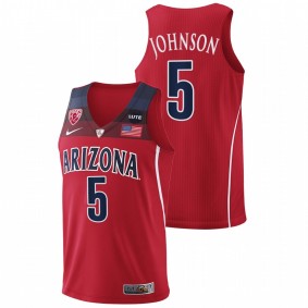 Arizona Wildcats Stanley Johnson Red College Basketball NBA Alumni Men Jersey