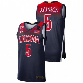 Stanley Johnson #5 Navy Arizona Wildcats NBA Alumni Elite Limited Jersey