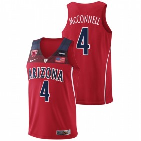 Arizona Wildcats T.J. McConnell Red College Basketball NBA Alumni Men Jersey